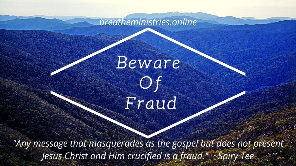 Beware Of Fraud.