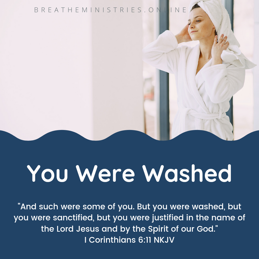You Were Washed.