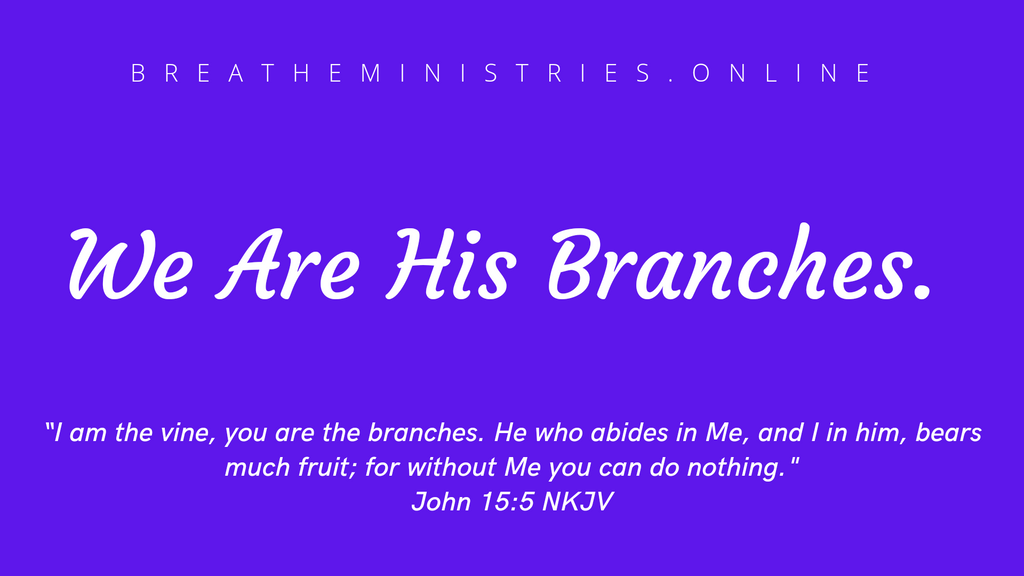 We Are His Branches.