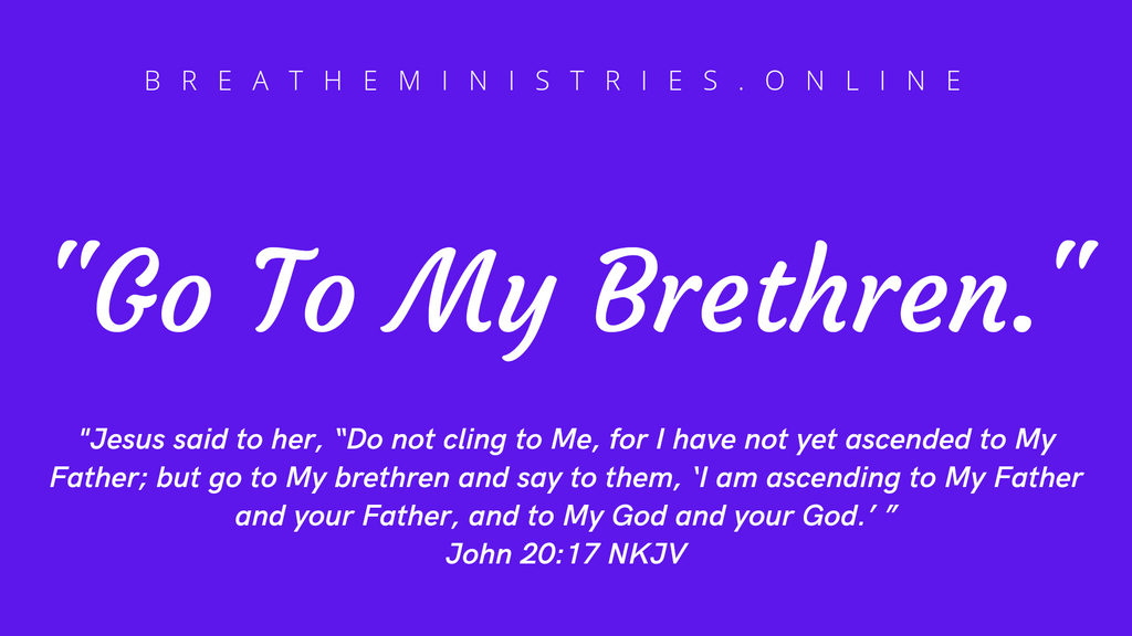 "Go To My Brethren..."