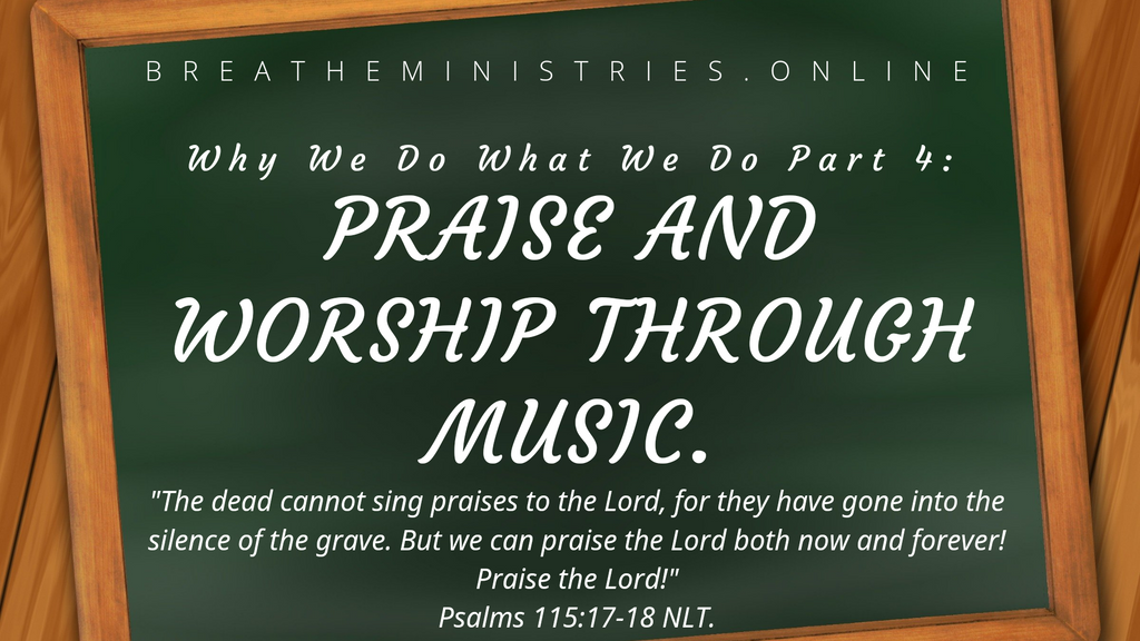 Why We Do What We Do: Praise And Worship Through Music.